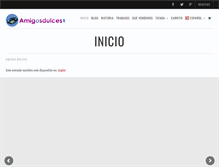 Tablet Screenshot of amigosdulces.com